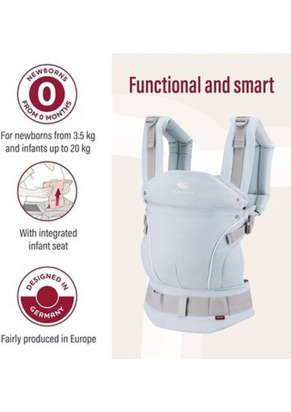 First Ergonomik Bebek Taşıyıcı 3 Taşıma Pozisyonu, Ayarlanabilir ve Konforlu fiyatları