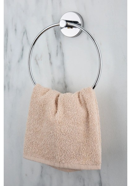 Krom 3'lü Daire Havluluk ve Tuvalet Kağıtlığı Seti, Pratik ve Şık Tasarım fiyatları