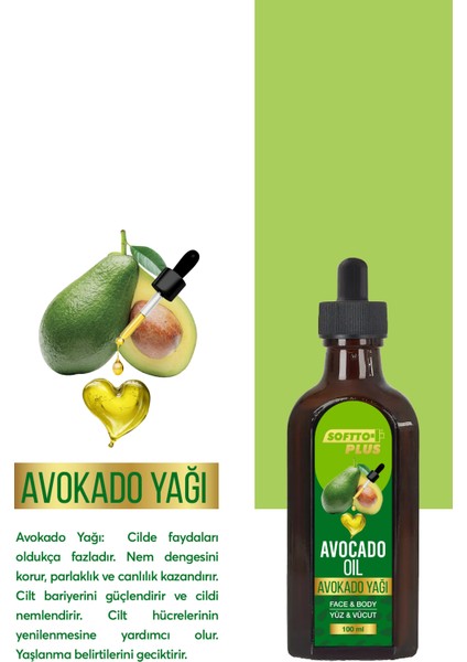 Avokado Cilt Bariyerini Güçlendiren Parlaklık Canlılık Kazandıran Yüz ve Vücut Yağı 100 ml fiyatları
