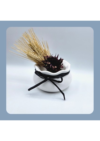 Luna Dekoratif 2'li Mumluk & Sukulent Saksı Seti | El Yapımı Obje | Çok Amaçlı Kullanım