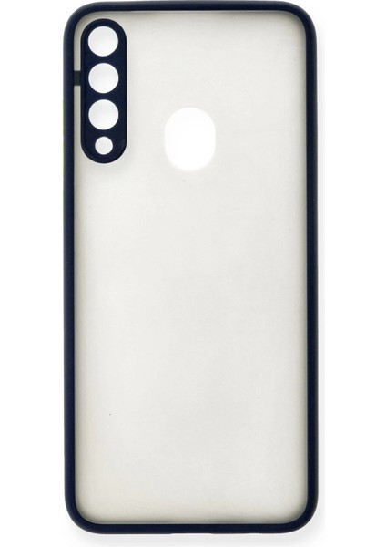 Huawei Y6P Kılıf Montreal Silikon Kapak - Lacivert Arbkd
