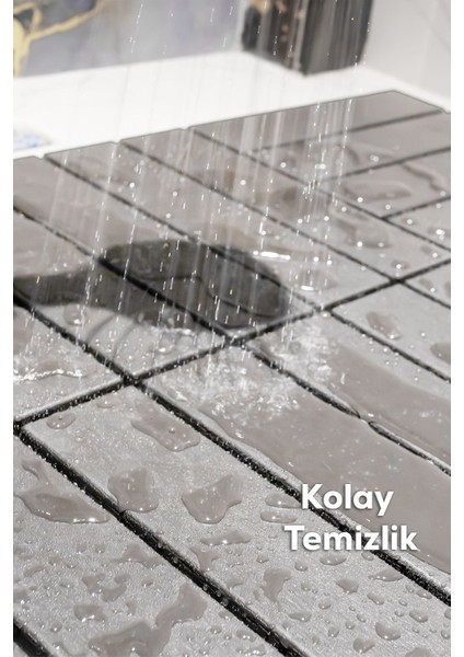 Kahverengi 9 Lü Bahçe ve Balkon Zemin Paspası, Dış Mekan Yer Karosu fiyatları