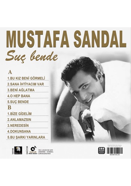 Mustafa Sandal Suç Bende (Plak) fiyatları