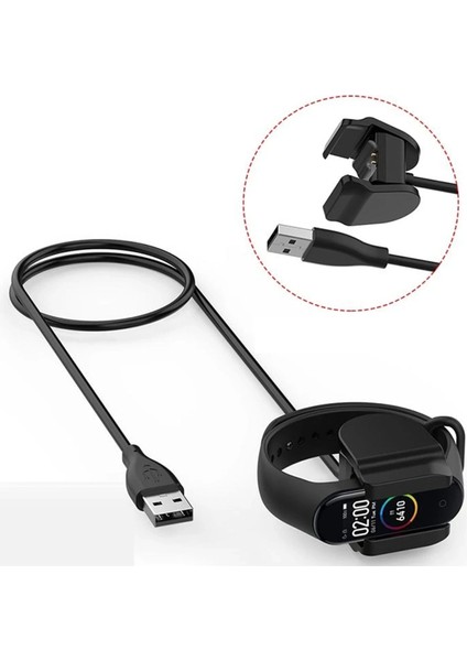 MC06 Şarj Adaptörü 100CM Xiaomi Mi Band 5/6 Arbkd modelleri