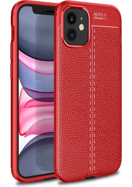 iPhone 12 Mini Kılıf Auto Focus Kapak - Kırmızı