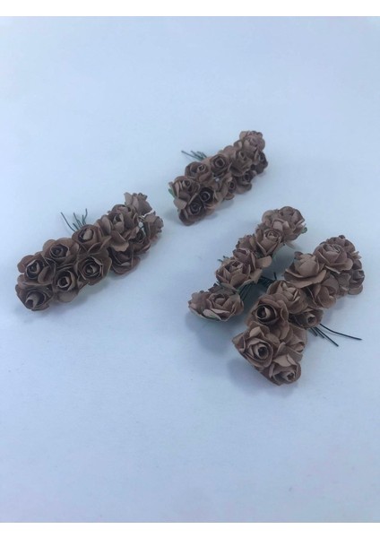 Kahverengi Kağıt Çiçek, 1 Paket, Parti ve Dekor Malzemeleri modelleri