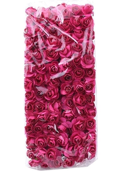 Fuşya Renkli Kağıt Gül, Renkli Parti Süslemeleri, Dekorasyon Malzemeleri fiyatları