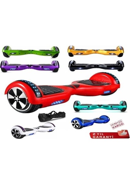 Smartstore Hoverboard Smart Balance Scooter Elektrikli Kaykay Akıllı Denge ! Altın Çantalı