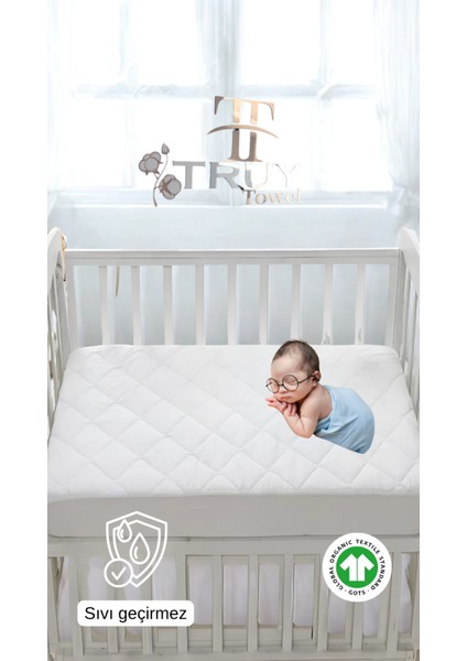 %100 Pamuk Sıvı Geçirmez KAPİTONE Renkli Bebek ve Çocuk Alezi – Park Yatak ve Beşik Yataklarına Uygun fırsatları