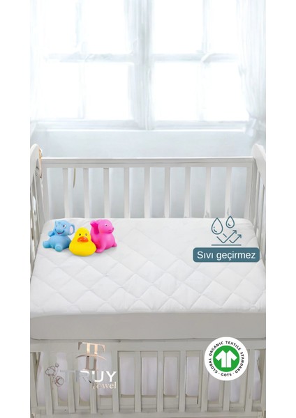 %100 Pamuk Sıvı Geçirmez KAPİTONE Renkli Bebek ve Çocuk Alezi – Park Yatak ve Beşik Yataklarına Uygun indirimleri