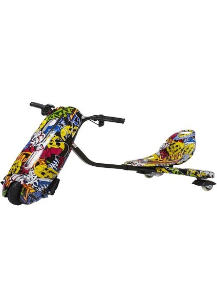 Drift Car Elektrikli Kaykay Drift Scooter Bluetooth Grafity Desenli Kasa D10 Desen-01