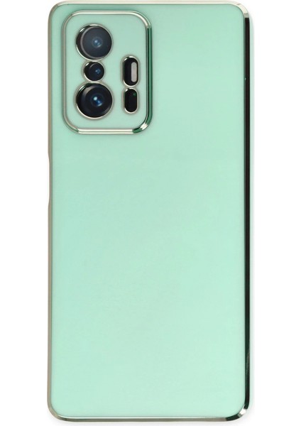 Xiaomi Mi 11T Pro Kılıf Volet Silikon - Açık Yeşil Arbkd