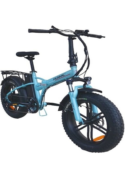 Trc 10 20X4.0 Elektrikli Fatbike Bisiklet - Turkuaz Siyah - Turkuaz