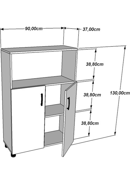 Iki Kapaklı Çok Amaçlı Dolap modelleri