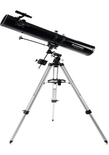 Powerseeker 114 Eq Ay Takip Motoru ve Telefon Adaptör Teleskop Siyah