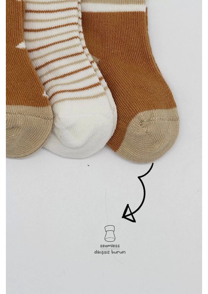 3'lü Penye Erkek Soket Çorap BS10111 Hardal modelleri