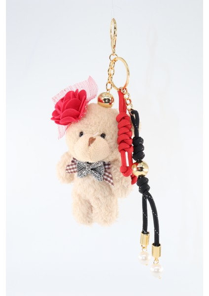 Anahtarlık Çanta Charm. Ayna Süsü. Çanta Aksesuarı. Anahtarlık Peluş Ayıcık Örme Ip Çanta Charmı. fiyatları