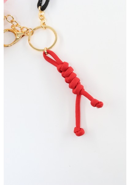 Anahtarlık Çanta Charm. Ayna Süsü. Çanta Aksesuarı. Anahtarlık Peluş Ayıcık Örme Ip Çanta Charmı.