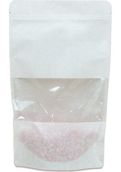 13X22 ,5 cm Kuşe Beyaz Pencereli Kraft Doypack Paket 100 Adet fiyatları