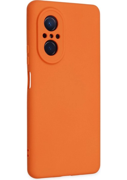 Huawei Nova 9 Se Kılıf Nano Içi Kadife Silikon - Turuncu Arbkd fiyatları