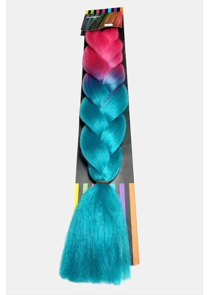 Renkli Örgülü Saç