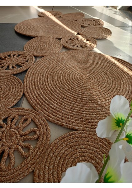 Jut Hasır Yolluk Koridor Halısı Pas Pas Kilim modelleri