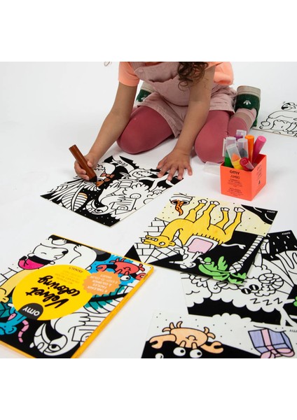 Velvet Coloring / Ilk Boyamalarım- Animals modelleri