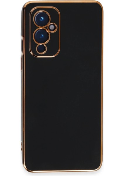 One Plus 9 Kılıf Volet Silikon - Siyah Arbkd