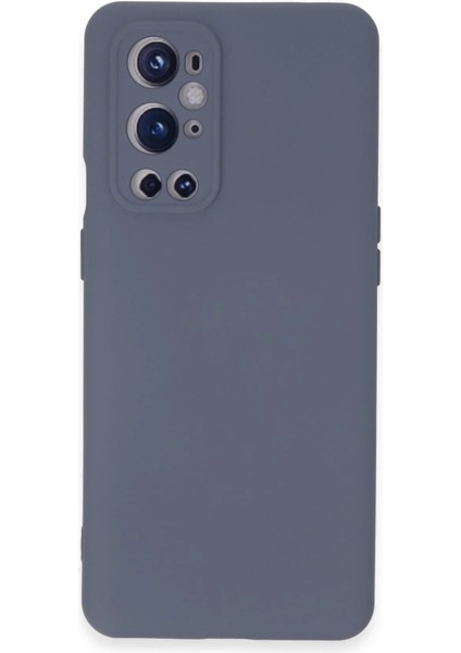 One Plus 9 Pro Kılıf Nano Içi Kadife Silikon - Gri Arbkd