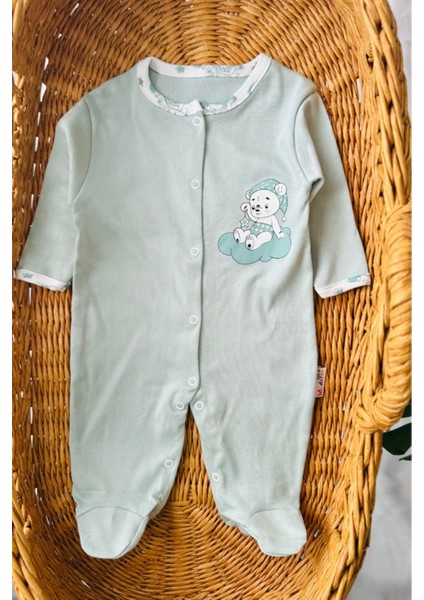 Yeşil Ayıcık 3'lü Patikli Tulum (Kız - Erkek - Yenidoğan) fiyatları