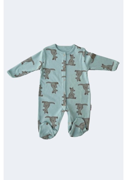 Kanguru Desenli 3'lü Patikli Tulum (Kız - Erkek - Yenidoğan) fırsatları