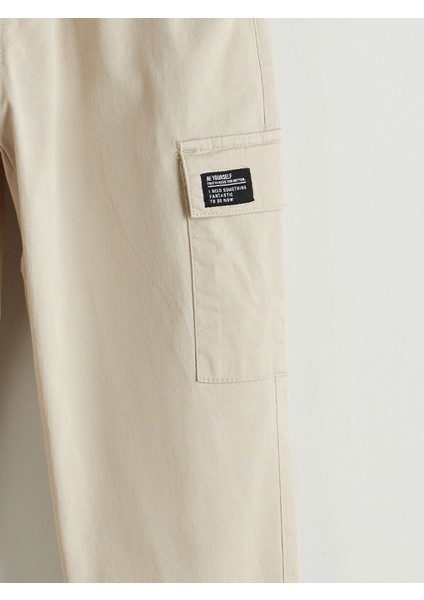 Yeni Sezon Beli Lastikli Erkek Cocuk Kargo Jogger Pantolon - S59866Z4 modelleri