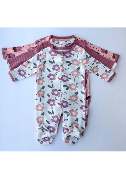 Deniz Desenli 3'lü Patikli Tulum (Kız - Erkek - Yenidoğan) fiyatları