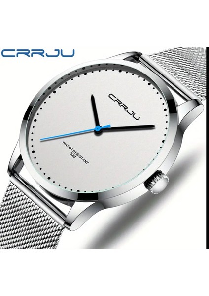 Lüks Çelik Erkek Kol Saati 3ATM Su Geçirmez