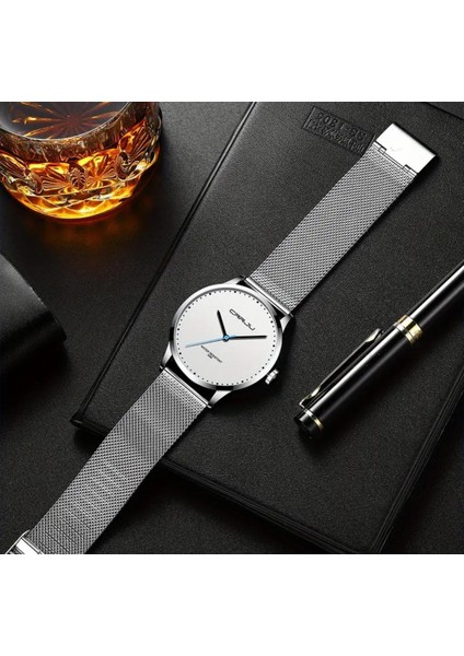 Lüks Çelik Erkek Kol Saati 3ATM Su Geçirmez modelleri