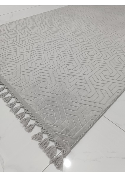 Püsküllü Kaymaz Taban Halı Koridor Mutfak Yolluk Makinede Yıkanabilir