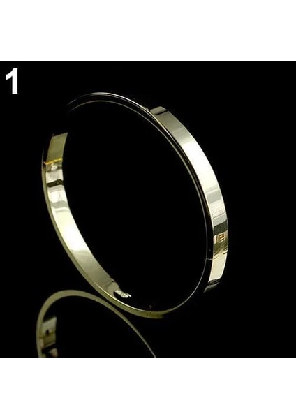 Düz Model Bileklik Gold Renk Kelepçe fırsatları