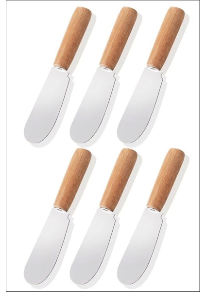 6 Parça Bambu Saplı Tereyağı ve Kaymak Bıçağı Seti fiyatları