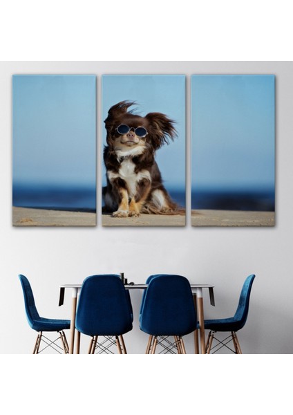 Küçük Köpek, Hayvan Temalı Dekoratif Kanvas Tablo, Duvar Dekoru 1157 modelleri
