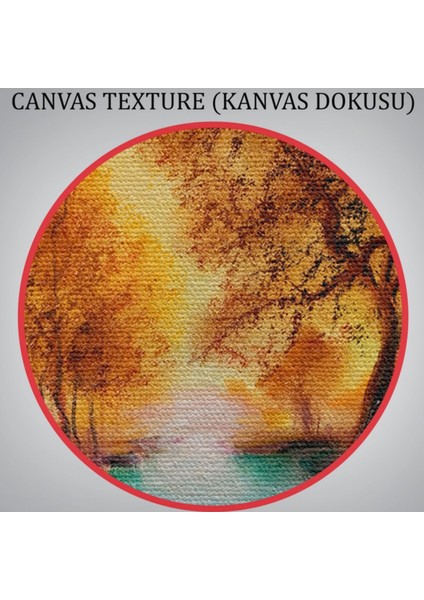 Yaz Mevsimi ve Manzara, Sanatsal Dekoratif Kanvas Tablo, Duvar Dekoru 1181