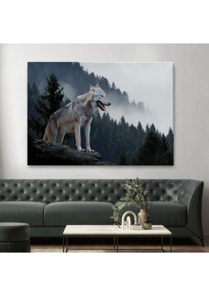 Bozkurt, Hayvan Temalı Dekoratif Kanvas Tablo, Duvar Dekoru 1148 fiyatları