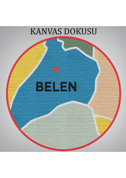 Il ve Ilçeler Haritası Hatay, Modern Dekoratif Kanvas Tablo, Duvar Dekoru 1355 indirimleri