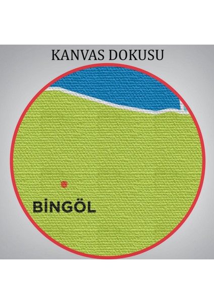 Il ve Ilçeler Haritası Bingöl, Modern Dekoratif Kanvas Tablo, Duvar Dekoru 1294 indirimleri
