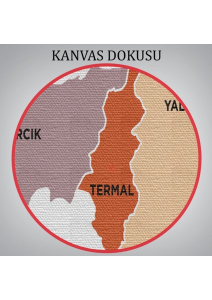 Il ve Ilçeler Haritası Yalova, Modern Dekoratif Kanvas Tablo, Duvar Dekoru 1482 indirimleri