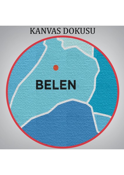 Il ve Ilçeler Haritası Hatay, Modern Dekoratif Kanvas Tablo, Duvar Dekoru 1356 indirimleri