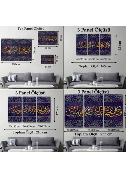 Mümin Kimselere Yardım Etmek Bize Hak Oldu, Yazılı Hat Dekoratif Kanvas Tablo, Duvar Dekoru 3344 fırsatları
