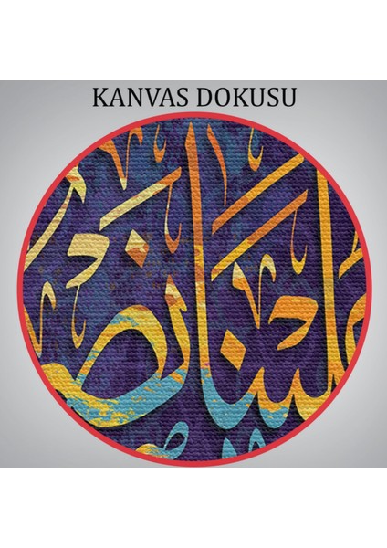 Mümin Kimselere Yardım Etmek Bize Hak Oldu, Yazılı Hat Dekoratif Kanvas Tablo, Duvar Dekoru 3344