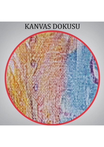 Yağlıboya Görünüm Köpeğini Gezdiren Çocuk Dekoratif Kanvas Tablo, Duvar Dekoru 3454