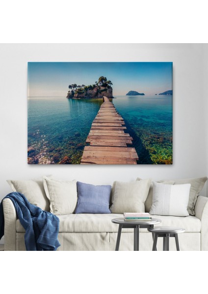 Yunanistan Zakinthos Adası Dekoratif Kanvas Tablo, Duvar Dekoru 3584 fiyatları