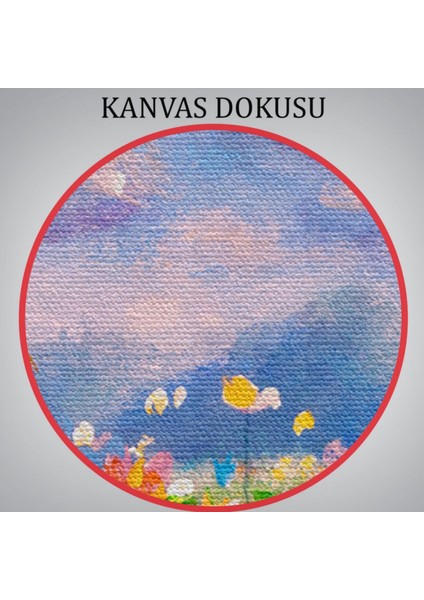 Kır Çiçekleri Modern Dekoratif Kanvas Tablo, Duvar Dekoru 5908